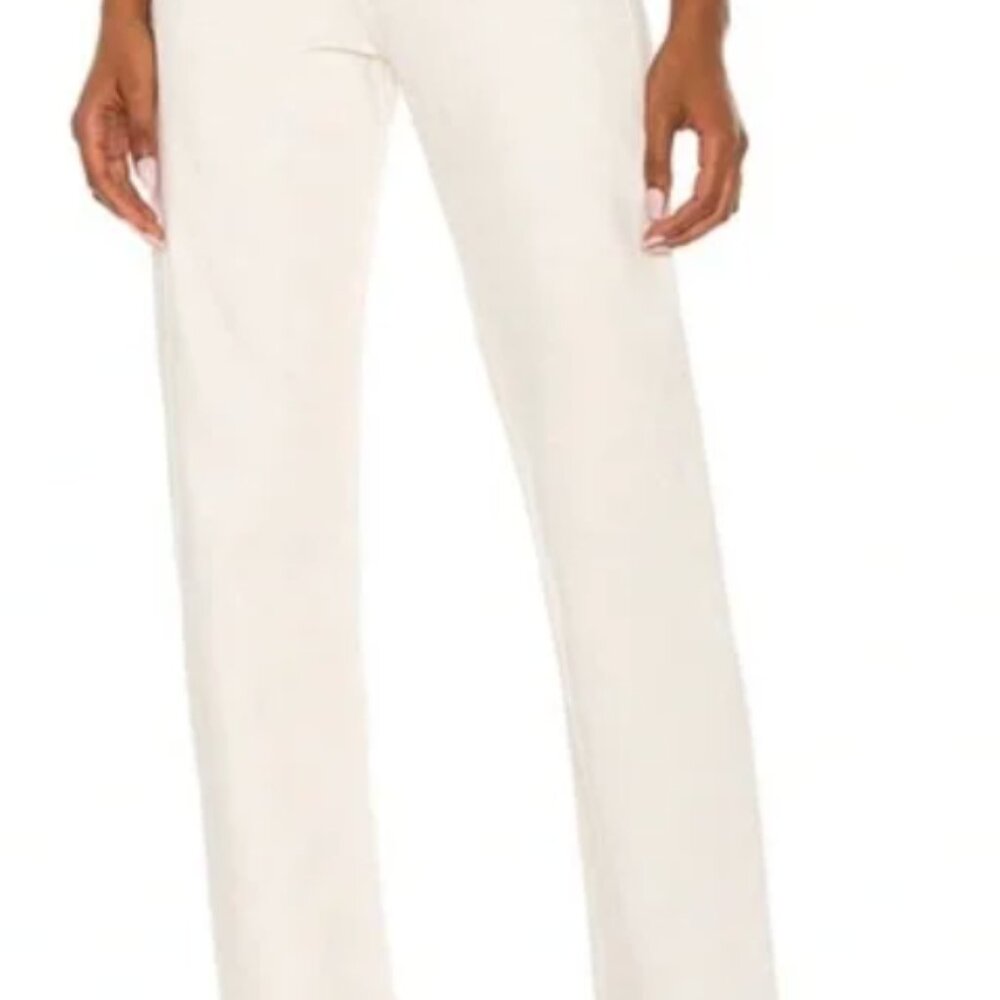 Agolde 90s High Rise Straight Drum Off-White Jeans